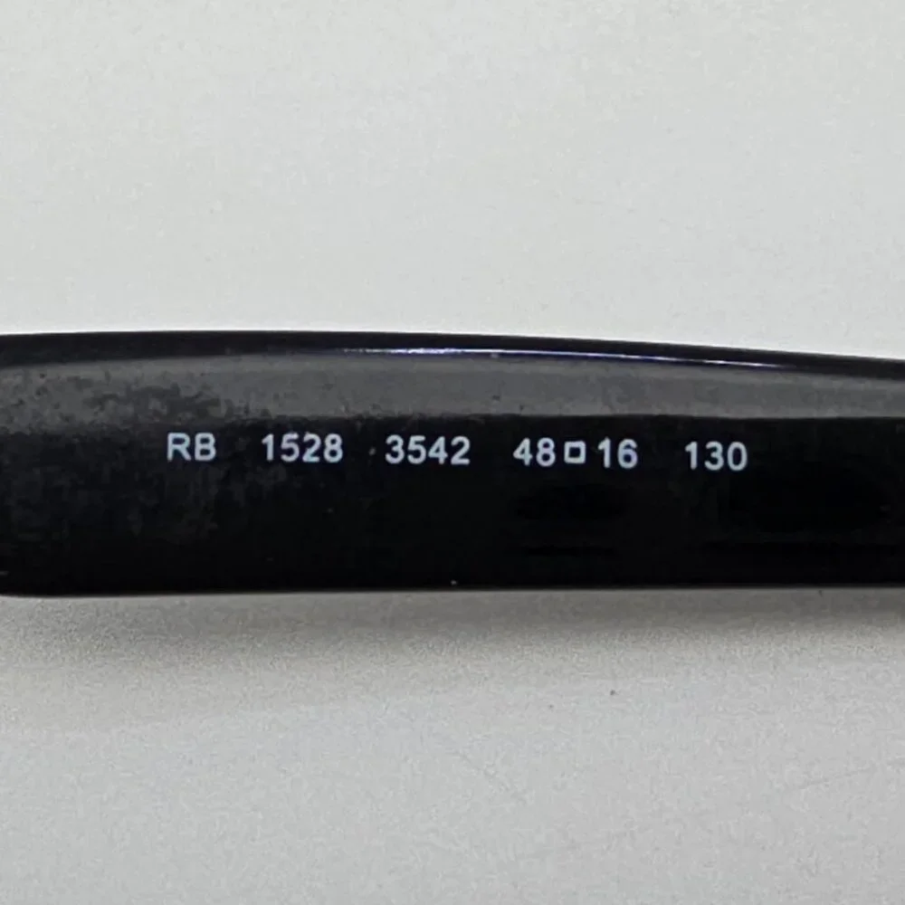 Ray-Ban RB1528 3542 New Wayfarer Junior Polished Black Kid Eyeglasses Frame 48mm
